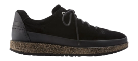 Sneaker Birkenstock Honnef Low Suede Leather Damen Black Narrow