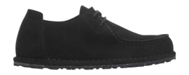 Veterschoen Birkenstock Men Utti Lace Suede Leather Black Regular