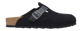 Clogs Birkenstock Boston Mixed Leather Herren Midnight Narrow