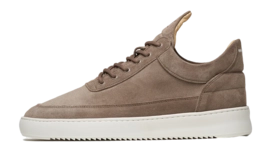 Filling Pieces Men Low Top Suede Organic Earth