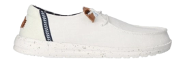 Sneaker HEYDUDE Wendy Washed Canvas Damen White