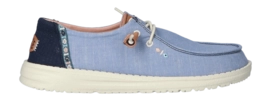 Sneaker HEYDUDE Wendy Chambray Boho Damen Blue