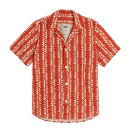 Chemise OAS Homme Red Scribble Cuba Net