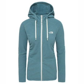 Sweatjacke The North Face Mezzaluna Full Zip Hoodie Blue Coral Stripe Damen