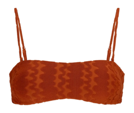 Bikinitop OAS Women Terracotta Scribble Baia