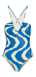 Badpak OAS Women Blue Rippling Iodio