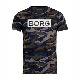 T-Shirt Björn Borg Men Performance Tee Atos Multi Camo Forest Night