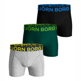 Boxershort Björn Borg Men Core Shorts Sammy Neon Solid Evergreen (3 pack)