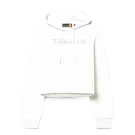 Hoodie Timberland Brushed Back Damen Vintage White