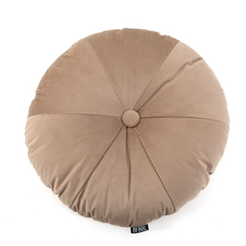 Sierkussen By-Boo Faith Round Beige 50 x 50 cm