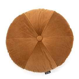Sierkussen By-Boo Faith Round Yellow 50 x 50 cm