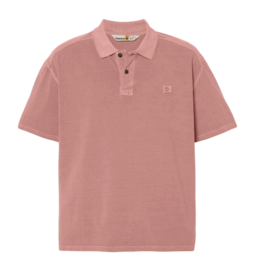 Polo Shirt Shirt Timberland Men Merrymack River Garment Dye Hot Sauce