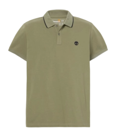 Polo Timberland Men Millers River Printed Neck Cassel Earth