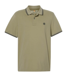 Polo Timberland Men Millers River Tipped Pique Cassel Earth