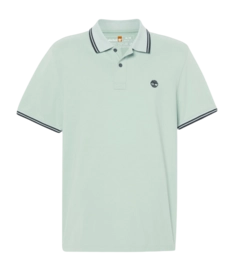 Polo Timberland Men Millers River Tipped Pique Granite Green
