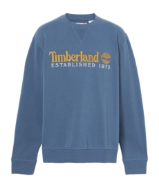 Trui Timberland Men Established 1973 Embroidered Logo Crew Neck Sweats Dark Denim