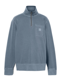 Pullover Timberland Merrymack River Garment Dye Herren 1/4 Zip Dark Sapphire