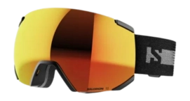 Skibril Salomon Unisex Radium Black Mid Red