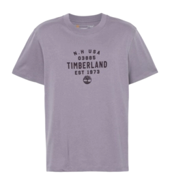 T-Shirt Timberland Men Refibra Front Graphic Purple Ash