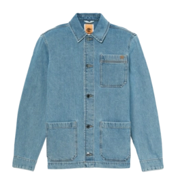 Jas Timberland Men Kempshire Refibra Denim Chore Jacket Original Indigo