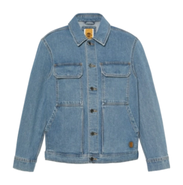 Jacket Timberland Men Refibra Denim Trucker Jacket Original Indigo