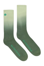 Chaussettes New Amsterdam Surf Association Gradient Logo Almost Aqua / Kombu Green Dip Dye