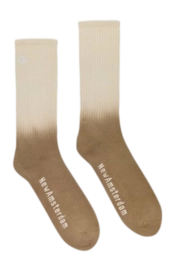 Chaussettes New Amsterdam Surf Association Gradient Logo Egret / Ermine Dip Dye