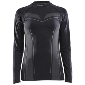 Langarmshirt Craft Pro Control Seamless Jersey Damen Black