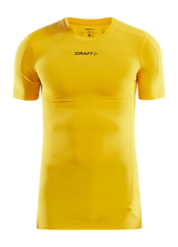 Unterhemd Craft Pro Control Compression Tee Unisex Yellow