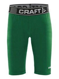 Leggings Craft Pro Control Compression Short Kinder Team Green