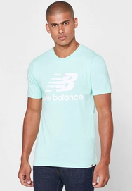 T-Shirt New Balance Men Essentials Stacked Logo Tee Neo Mint
