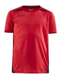 Chemise de Tennis Craft Enfant Pro Control Impact Bright Red Black