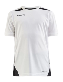 Chemise de Tennis Craft Enfant Pro Control Impact White Black