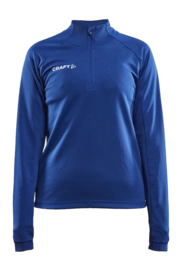 Trainingsjacke Craft Evolve Halfzip Damen Club Cobolt