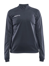 Trainingsjacke Craft Evolve Halfzip Damen Asphalt