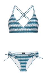 Bikini Protest Women Prtanica Triangle Raku Blue
