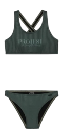 Maillot 2 Pièces Protest Girls Prtmoon Huntergreen
