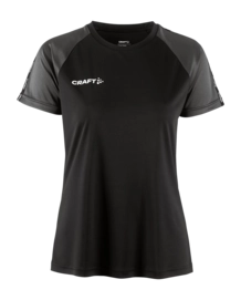 T-Shirt Craft Femmes Équipe 2.0 Jersey Contrasté Noir Granit