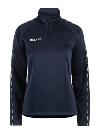 Veste d'Entraînement Craft Femme Squad 2.0 Demi Zip Navy