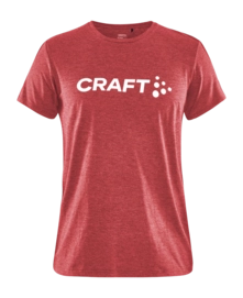 T-Shirt Craft Women Community Logo Tee Bright Red Mélange