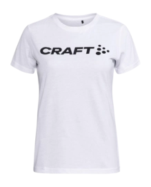 T-Shirt Craft Women's Community Logo Tee White Melange