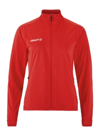 Trainingsjack Craft Women Evolve 2.0 Full Zip Bright Red