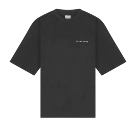 T-Shirt Filling Pieces Men Boxy Vintage Black