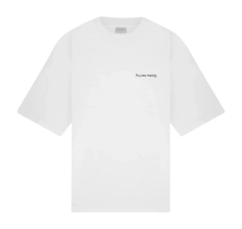 T-Shirt Filling Pieces Men Boxy White