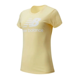 T-Shirt New Balance Women Essentials Stacked Logo Tee Sunglow