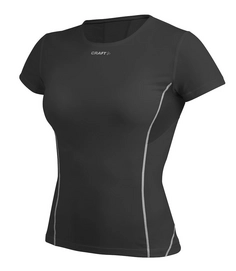 T-Shirt Craft Women Cool Tee With Mesh Black