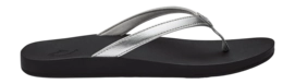 Slipper OluKai Women Puawe Silver Black