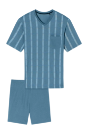 Pyjama Schiesser Homme 181161 Bleu-Grey