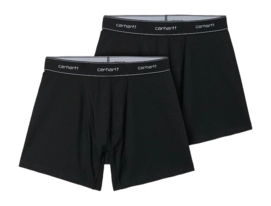 Boxershort Carhartt WIP Cotton Trunks Unisex Black + Black (2 Pack)