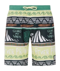 Short de Plage Protest Garçon Prtcinema Frosty Green